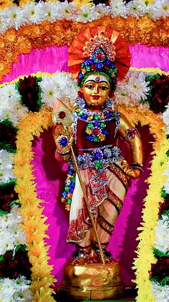 Thiruchendur Murugan, Floral, Background HD phone wallpaper