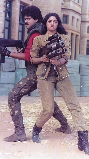 Govinda Govinda, nagarjuna, sreedevi HD phone wallpaper