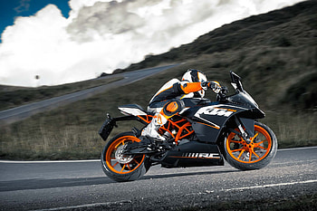 KTM RC, RC200, RC125, Asphalt Rubber HD wallpaper