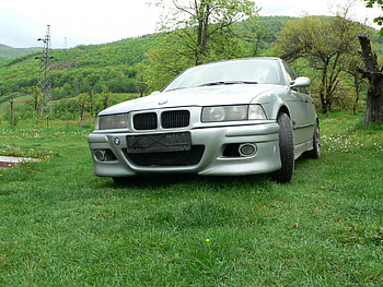 BMW 325 tds, 325 tds 18s, silver bmw HD wallpaper