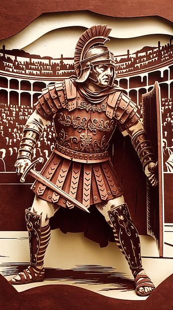 Gladiator Spirit: Epic for Warriors, Gladiator, Artwork, warrior HD phone wallpaper