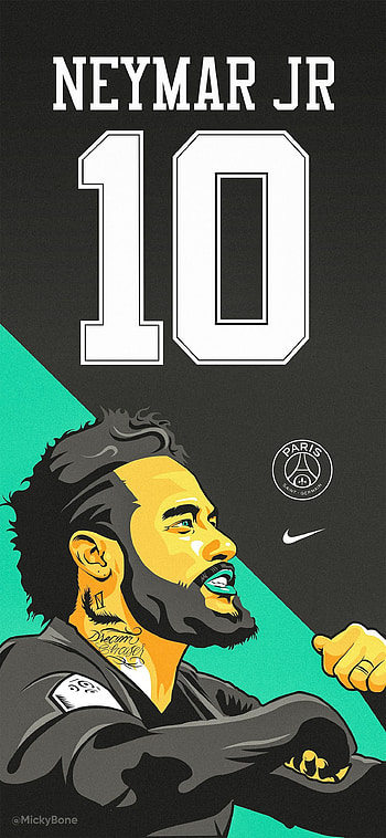 PSG ideas. psg, neymar jr , neymar football, Neymar Cartoon HD phone wallpaper