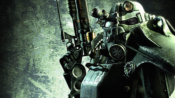 fallout, gun, soldier, equipment HD wallpaper