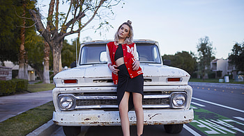 Amanda steele, American celebrity, outdoor HD wallpaper