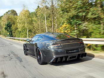 Sports, Trees, Aston Martin, Cars, Back View, Rear View, Speed, 2009, Mansory Cyrus HD wallpaper