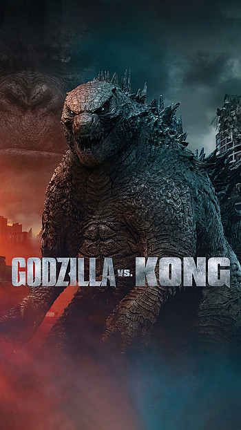 Godzilla vs. Kong poster , Kong and Godzilla face-off, Striking visuals, Astonishing artwork HD phone wallpaper