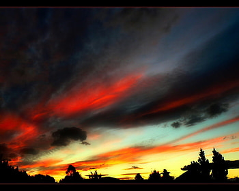 painted sky , paint, sky HD wallpaper