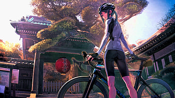 Yowamushi Pedal anime, Captivating cycling , Stunning backgrounds, Thrilling scenes HD wallpaper