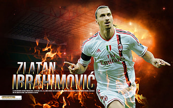 Zlatan Ibrahimović, ibrahimovic, milan, zlatan, zlatan ibrahimovic HD wallpaper