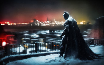 Batman Collision, batman, superheroes, artwork, digital-art, ai, deviantart HD wallpaper