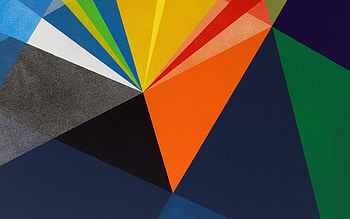Triangles, Abstract Shapes HD wallpaper