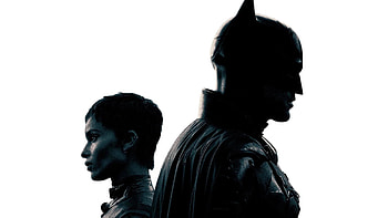 Batman Catwoman Robert Pattinson Zoe Kravitz The Batman HD wallpaper