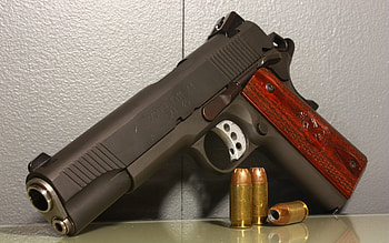 Amazing springfield armory 1911 pistol HD wallpaper