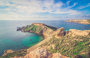 Coast, landscape, sea shore, sky HD wallpaper