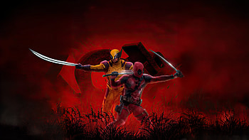 Deadpool And Wolverine X Assassins Creed Shadows, deadpool-and-wolverine, deadpool-3, wolverine, superheroes, artwork, digital-art HD wallpaper