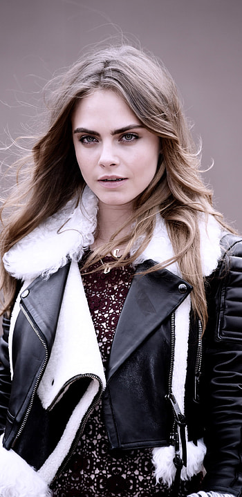 Burberry collaboration, Cara Delevingne HD phone wallpaper