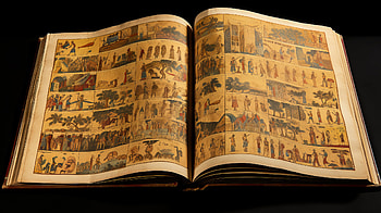 Enigmatic Ancient Manuscript, man made, book HD wallpaper