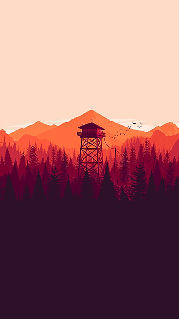 Firewatch, Tower , Versatile compatibility, and support HD phone wallpaper