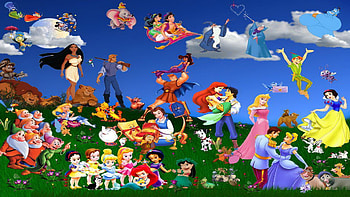Disney, Movie, Collage, Aladdin, Alice (Alice In Wonderland), Ariel (The Little Mermaid), Belle (Beauty And The Beast), Cinderella, Flounder (The Little Mermaid), Hercules (Disney), Jaques (Cinderella), Megara (Disney), Mermaid, Mickey Mouse, Peter Pan, Pocahontas, Prince Eric, Princess Jasmine, Snow White, Tinker Bell HD wallpaper