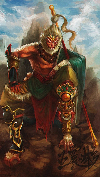 Monkey King, Goku, Sun, Wukong HD phone wallpaper