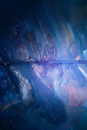 Surface, colorful artwork, bluish theme HD phone wallpaper