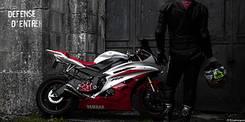 Yamaha R6 Rider, yamaha-r6, yamaha, bikes HD wallpaper
