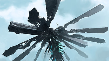 futuristic Armored Core arthur artwork HD wallpaper