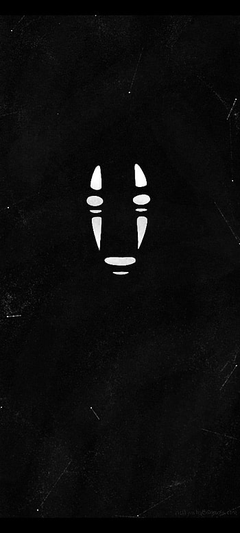 Sin cara, Monocromo, Studio Ghibli HD phone wallpaper