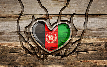 I love Afghanistan, , wooden carving hands, Day of Afghanistan, Afghan flag, Flag of Afghanistan, Take care Afghanistan, creative, Afghanistan flag, Afghanistan flag in hand, wood carving, african countries, Afghanistan HD wallpaper
