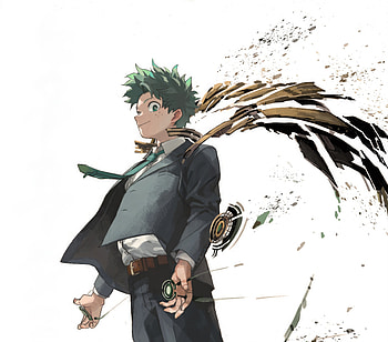 Deku Rising — Izuku Midoriya (My Hero Academia) Quad, Anime HD wallpaper