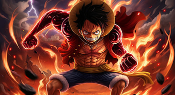 OnePiece, One Piece, Monkey D. Luffy, Haki (One Piece), Gear Fourth HD wallpaper