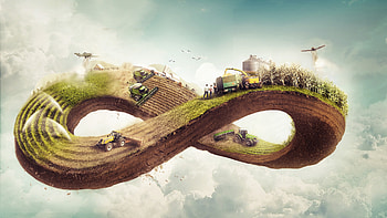 Farm modern agriculture, Digital art , U TV, Technological advancements HD wallpaper