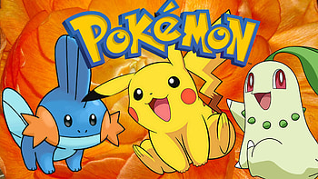 Pokemon with Mudkip Pikachu and Chikorita HD wallpaper