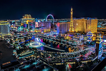Las Vegas Skyline, PC , Cityscapes, Vibrant backgrounds HD wallpaper