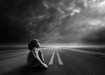 The road ahead, rays, way, boy, skies, above, road HD wallpaper