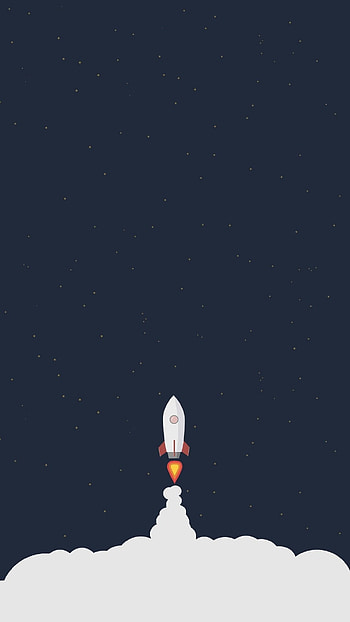 Rocket Liftoff Illustration 6+ ... HD phone wallpaper