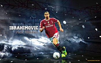 Zlatan Ibrahimović, milan, zlatan ibrahimovic, ibrahimovic, zlatan HD wallpaper