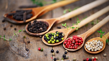 Pepper , Spice sensation, Aromatic allure, Flavorful background HD wallpaper