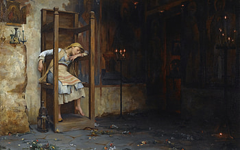 Tired girl, painting, art, theodoros ralli, girl, sleep HD wallpaper