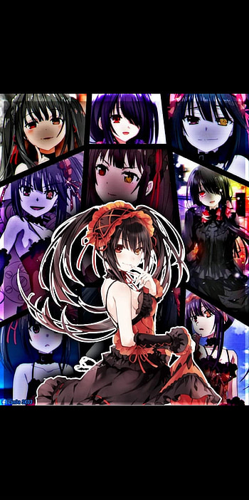 Kurumi, art, pink HD phone wallpaper