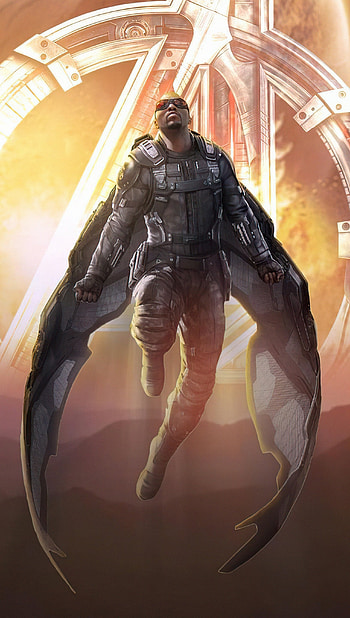Anthony Mackie, Falcon and the Winter Soldier HD phone wallpaper