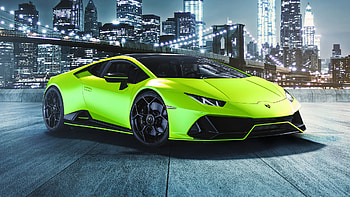 Lamborghini Huracan, Evo Fluo Capsule 2021, Aesthetically pleasing, Stunning HD wallpaper