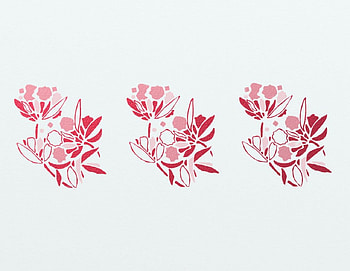 flowers in a row, pink, flowers HD wallpaper