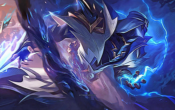 Kassadin, , vector art, League of Legends, MOBA, darkness, artwork, Kassadin Skin, Kassadin Build, LoL, Kassadin League of Legends HD wallpaper