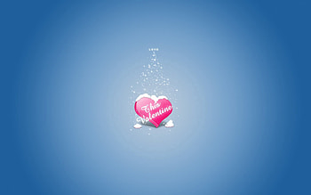 Holidays, Snow, Heart, Valentine's Day HD wallpaper