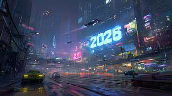 2026 Futuristic Cyberpunk City — Flying Cars ( Quad ), 2026, futuristic city, flying car, cyberpunk HD wallpaper