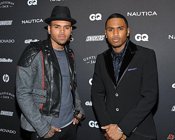 Chris Brown and Trey Songz, enatertainment, music, singers, chris, trey HD wallpaper