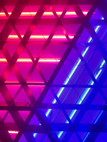 Miscellanea, Miscellaneous, Neon, Design, Construction, Lamp, Glow, Metal, Metallic HD phone wallpaper