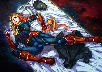 Captain Marvel Fanart, captain-marvel, superheroes, artist, artwork, digital-art, deviantart HD wallpaper
