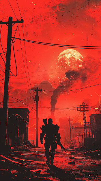 Fallout Apocalypse: Crimson Sky, video game, Fallout HD phone wallpaper